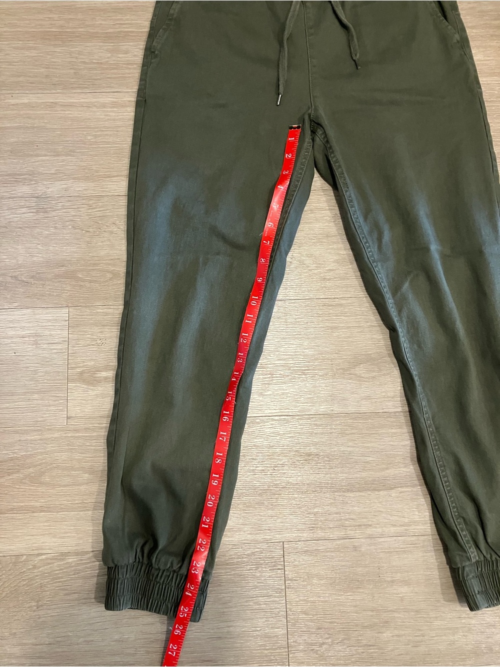 RDI Olive Utility Drawstring Waist Pants - Picture 9 of 9